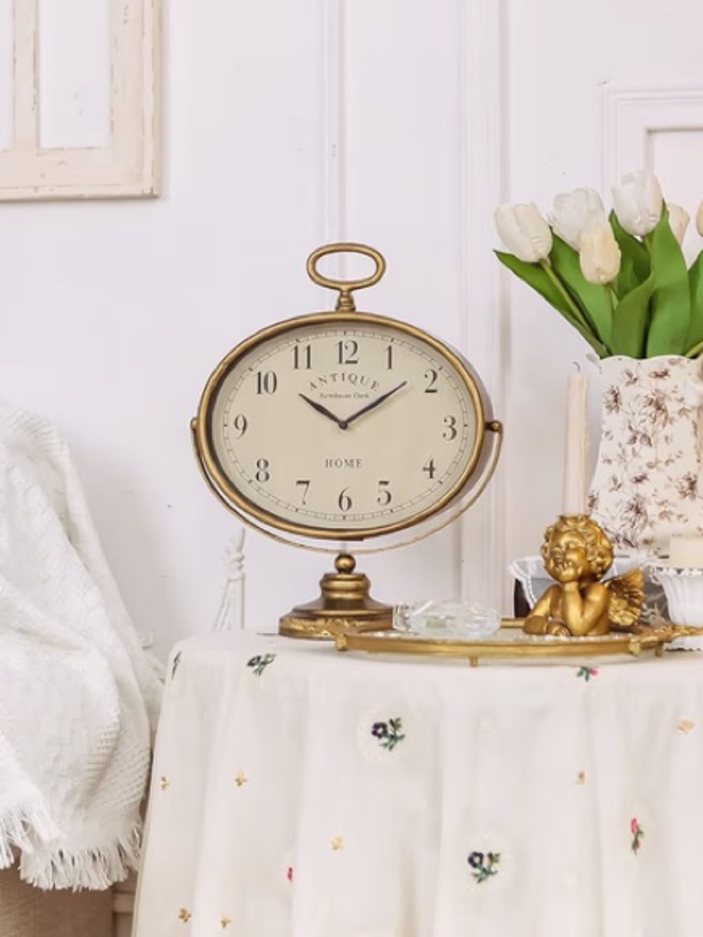 Antique-Inspired Table Clock - Picture 9 of 16